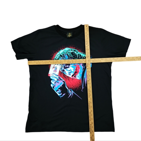 Rare The Joker tee Size XL Multicolor Tee black print art drawing picture Image - Picture 6 of 7
